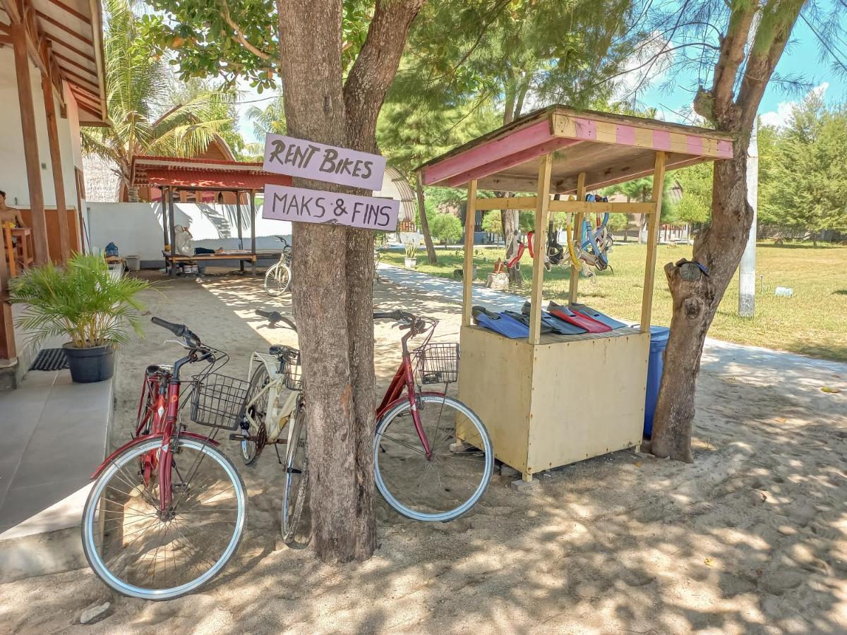 Nusa Indah Bungalows Gili Air Buitenkant foto