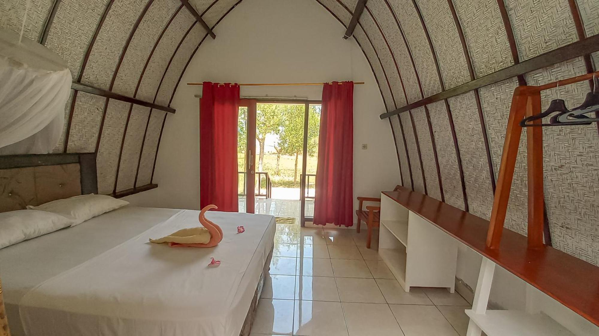 Nusa Indah Bungalows Gili Air Kamer foto